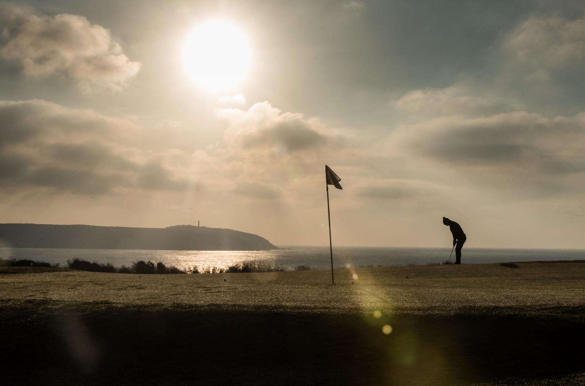 The 3rd Green at the Carlyon Bay Golf Club