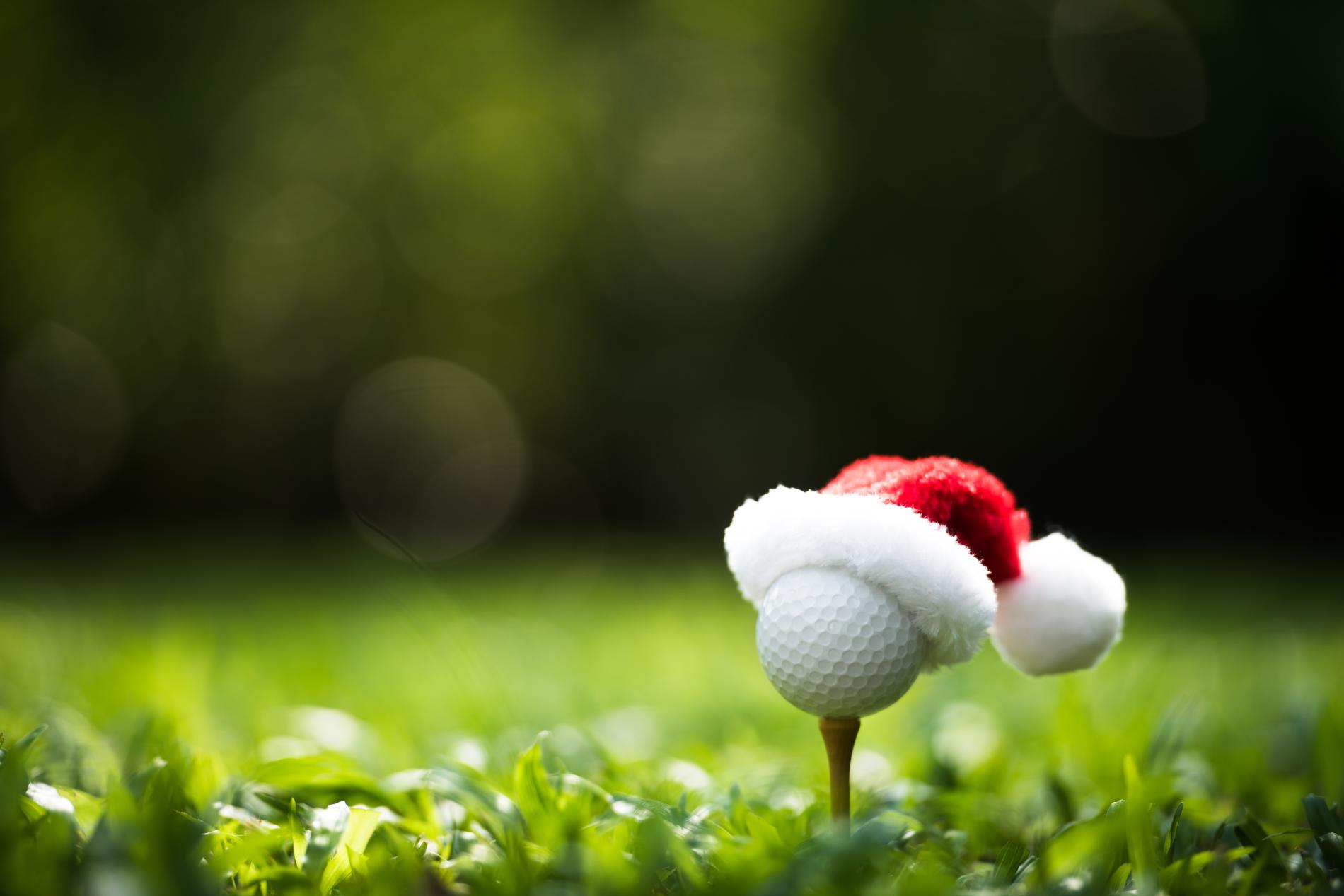 Santa Golf Ball