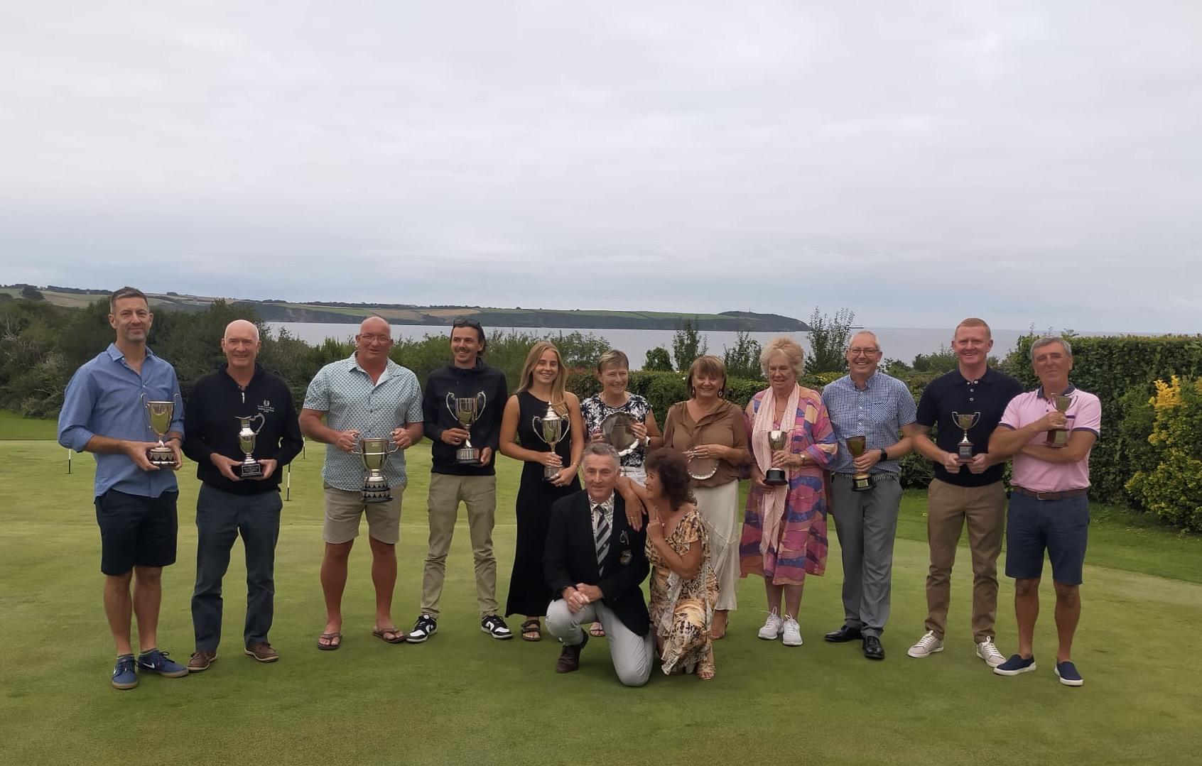 Finals Day winners with the gents & Lady Captains